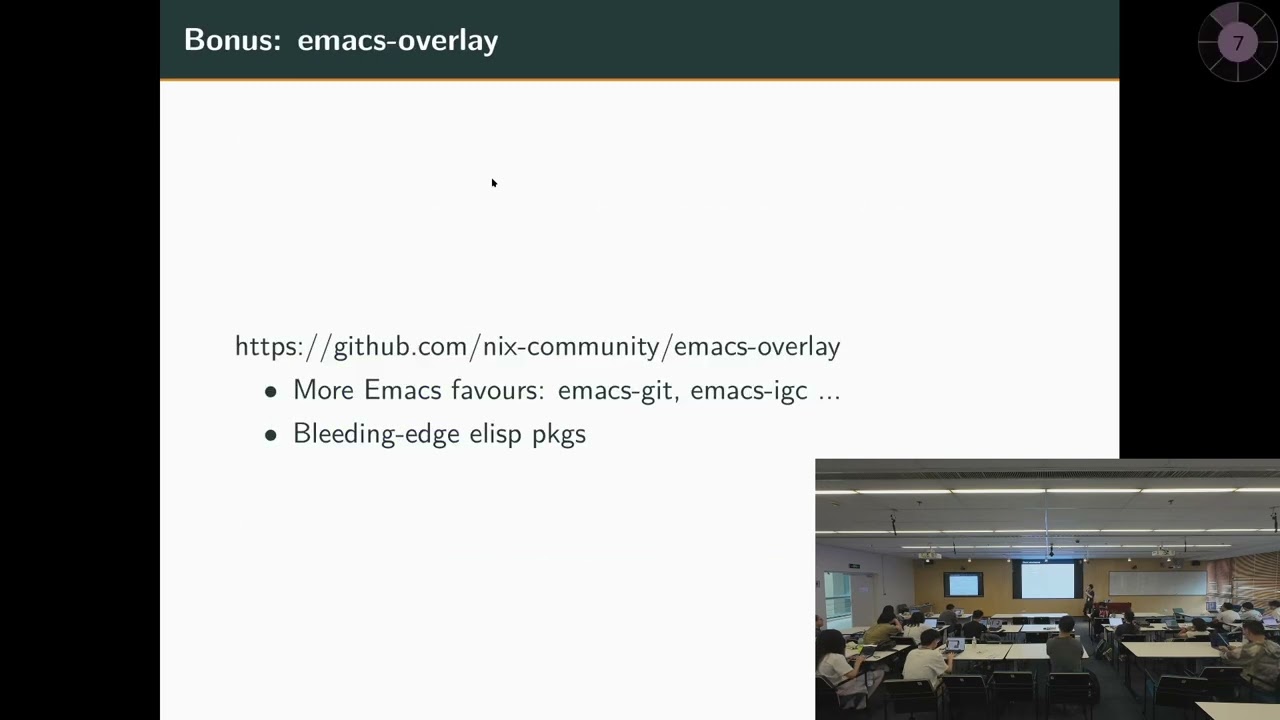 Configure Emacs, Declaratively: Emacs Ecosystem in Nixpkgs（linj）