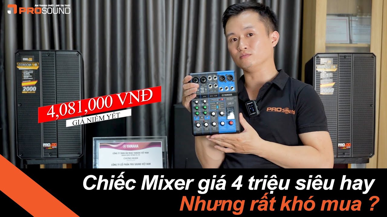 Mixer Analog MG06X Chính Hãng Yamaha Giá Rẻ Hơn Cả Vang Số - Tại Sao Lại Khó Mua Như Vậy