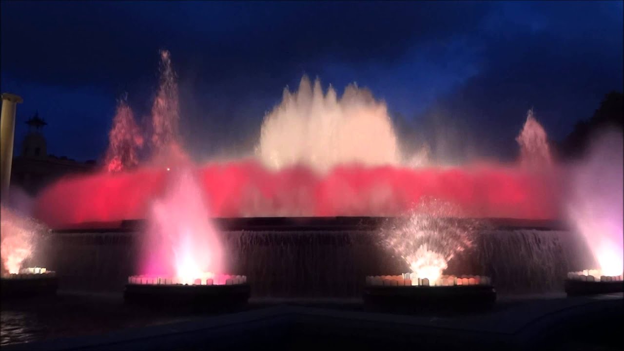The Montjuïc Magic Fountain Show in Barcelona