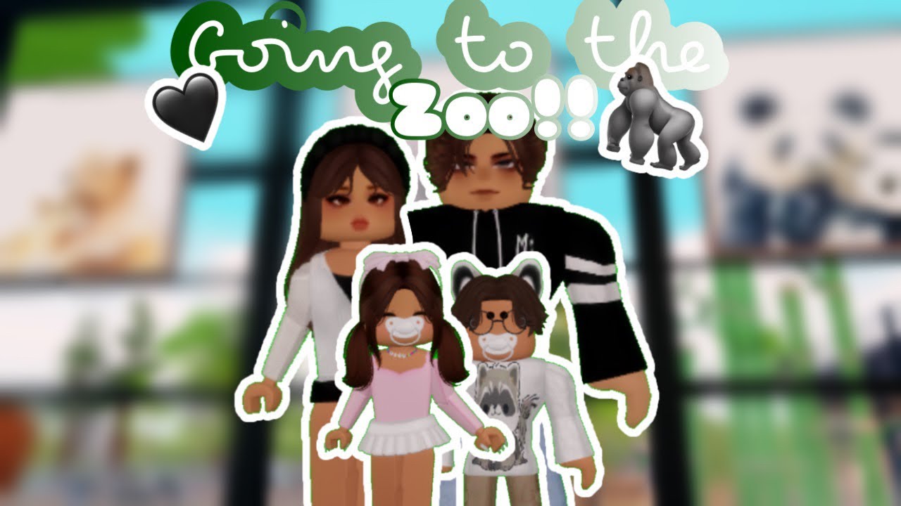 Going to the zoo!! 🖤🦁 [club roblox]