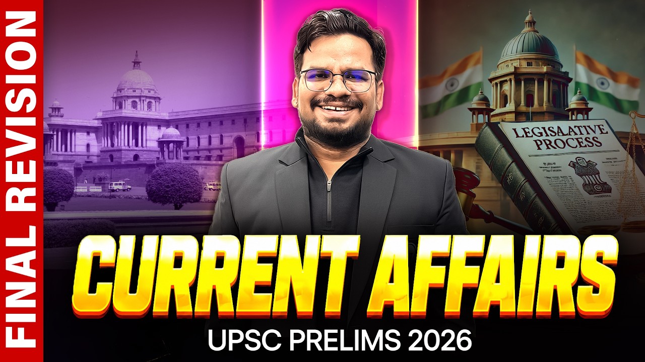 Current Affairs - FINAL REVISION One Shot 🔥 | for UPSC Prelims 2026
