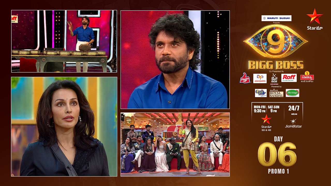Bigg Boss Telugu 9 | Day 6 - Promo 1 | The King Nagarjuna is back! | Star Maa