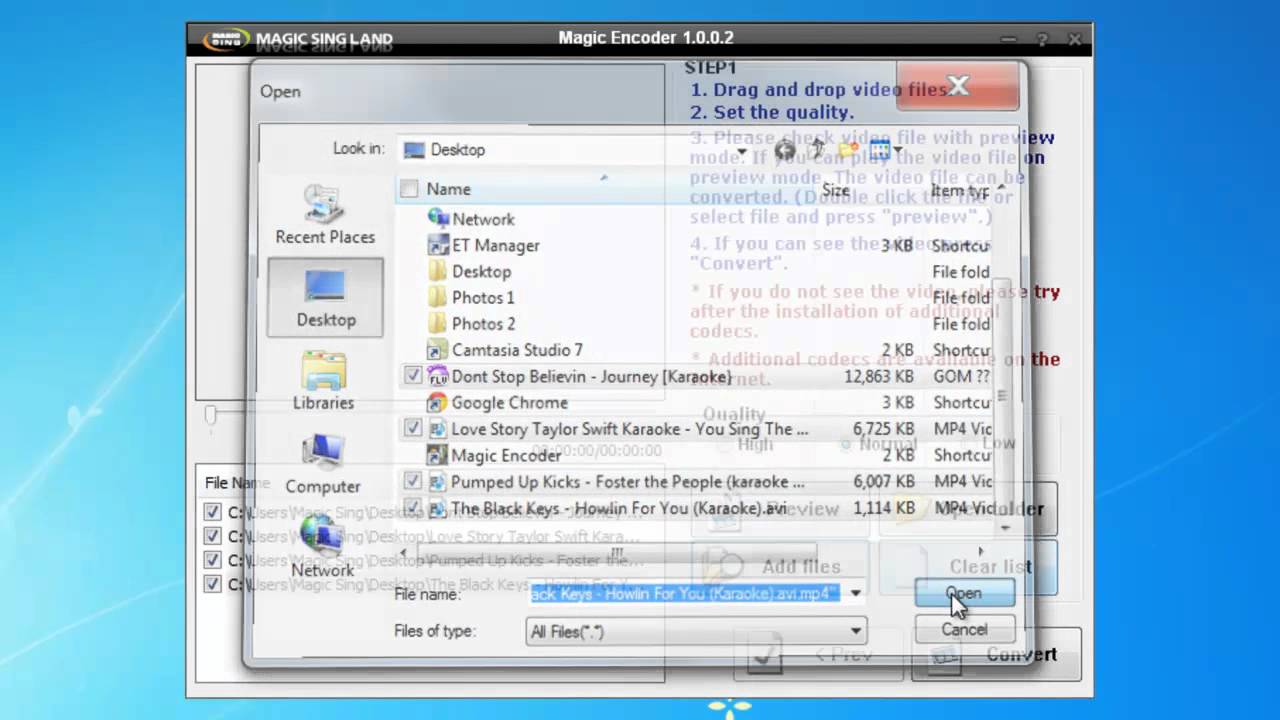 Updating songs on SD card ET19KV magic sing