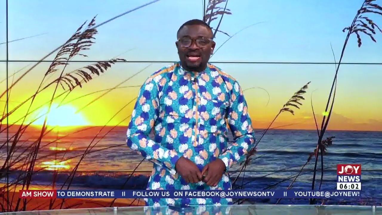AM Show Intro with Samuel Kojo Brace on Joy News (5-9-23)
