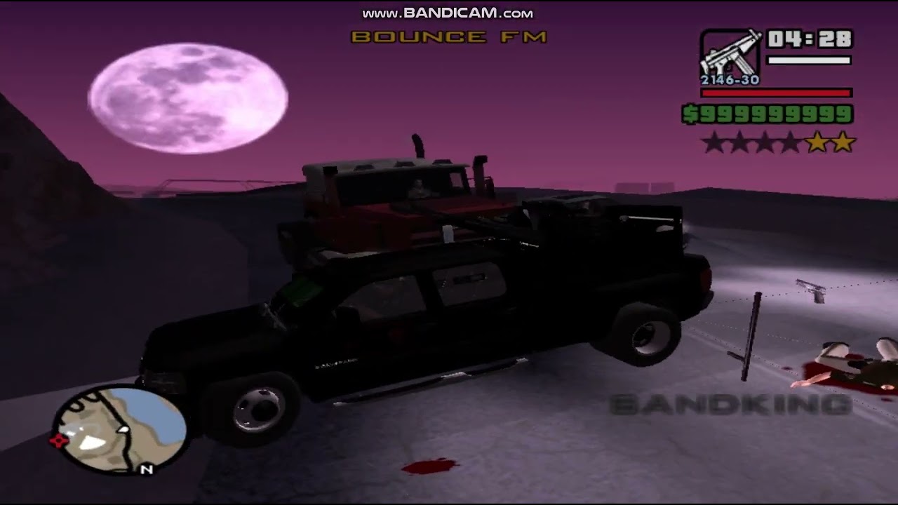 Grand Thef Auto San Andreas Liberty City Silverado Negra Lt