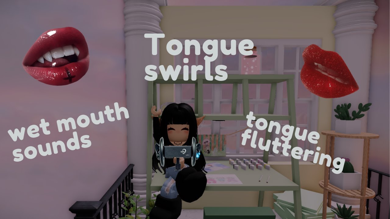 Roblox ASMR  ✨tongue swirling and flutters✨(INTENSE)