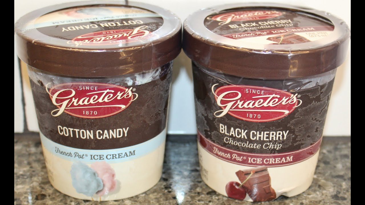 Graeter’s Ice Cream: Cotton Candy & Black Cherry Chocolate Chip Review