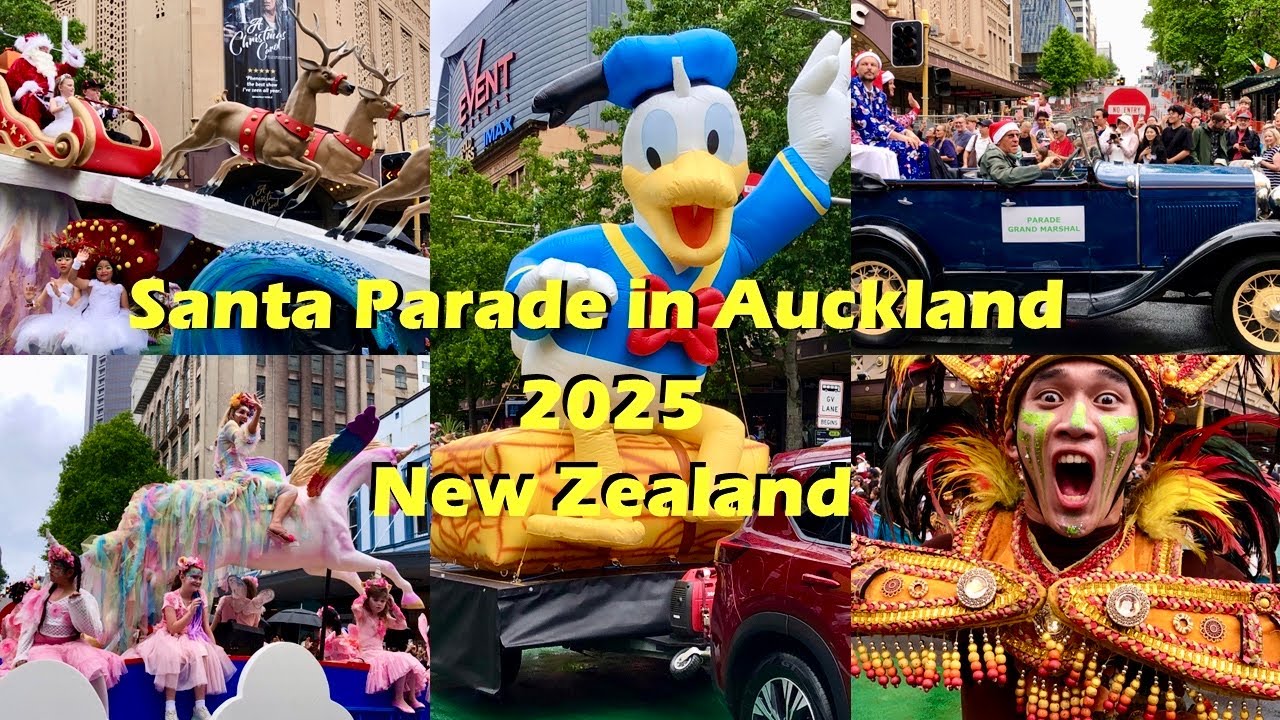 Auckland Farmers Santa Parade 2025 | Full Parade #fun #auckland #newzealand #xmas #event #festival 
