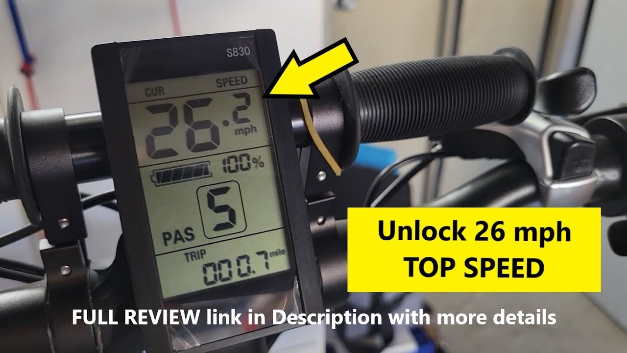 Googo SY26 Electric Mountain Bike - 26mph MAX SPEED! (REVIEW LINK in Description)
