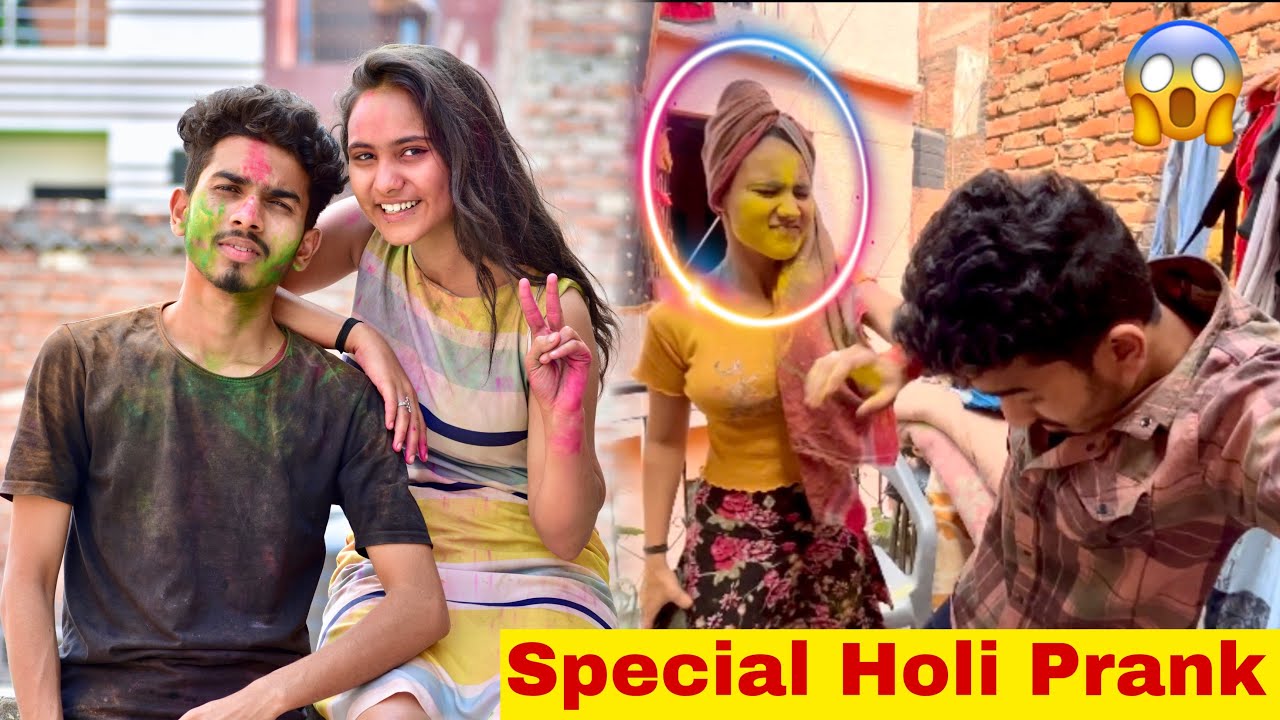 Special Holi Prank On Cute Girlfriend😡 के साथ ये क्या किया मै 😅| Classy Subhash