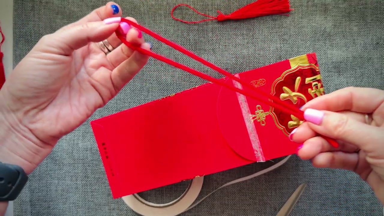 ART: Lantern with Red Envelope for Beginners 🌸 EASY Tutorial