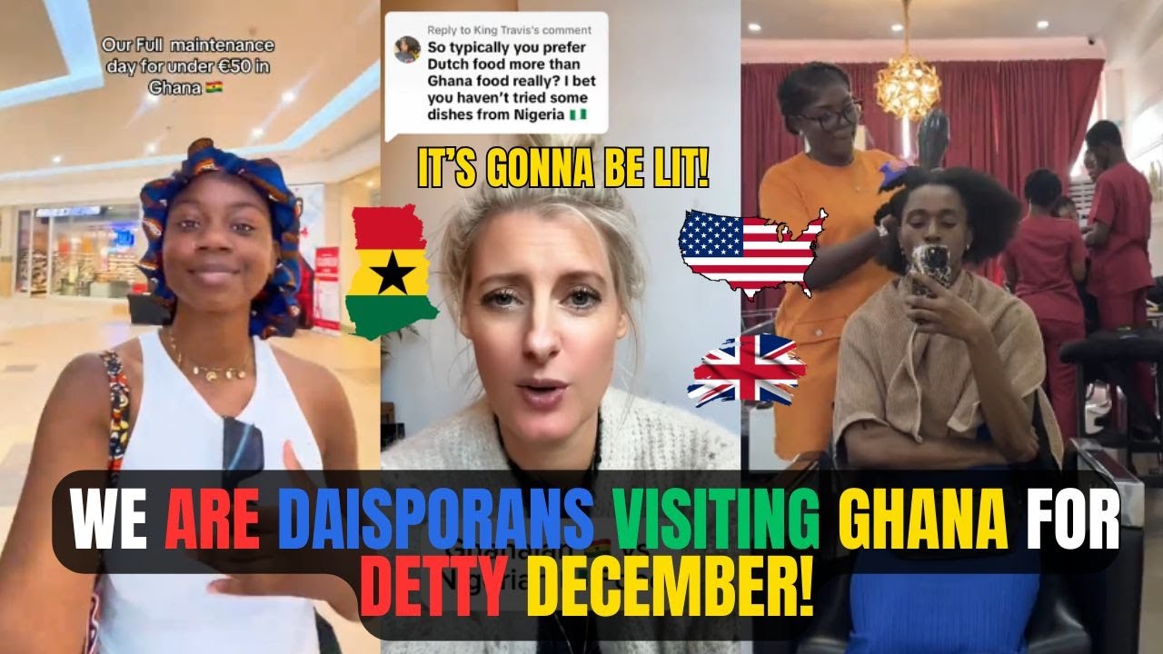 🇬🇭🇺🇸 WE ARE DAISPORANS VISITING GHANA FOR DETTY DECEMBER 2024 || MOVING TO GHANA || Kamma Dyn