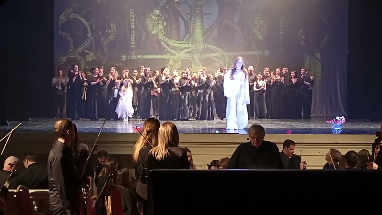 Macbeth in The Hermitage theate Curtain call