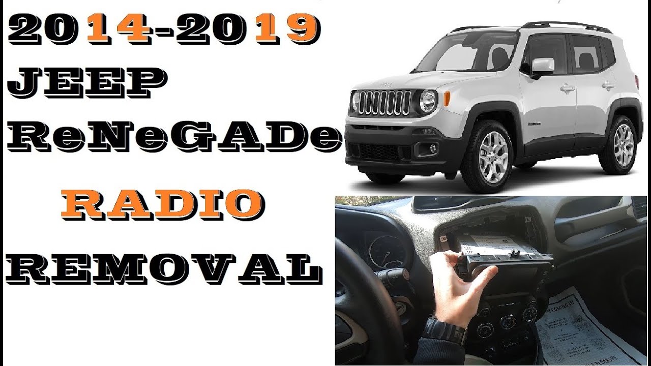 Как снять и заменить магнитолу в Jeep Renegade 2014-2019