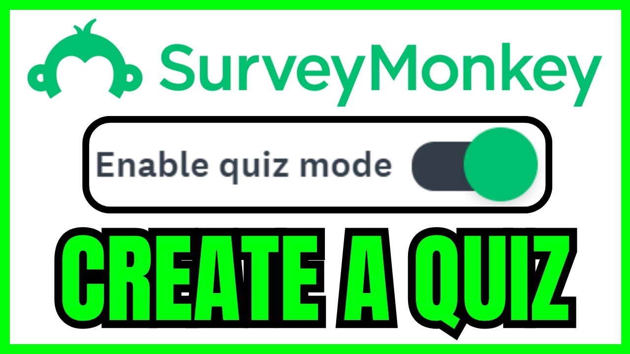 How To CREATE QUIZ In SurveyMonkey (QUICK & EASY) 2026
