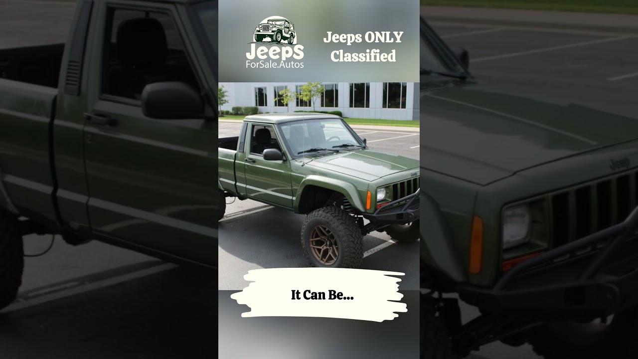🔥 1990 Jeep Comanche 🛻 | Classic Pickup Truck For Sale 🚙💨 #JeepsForSale