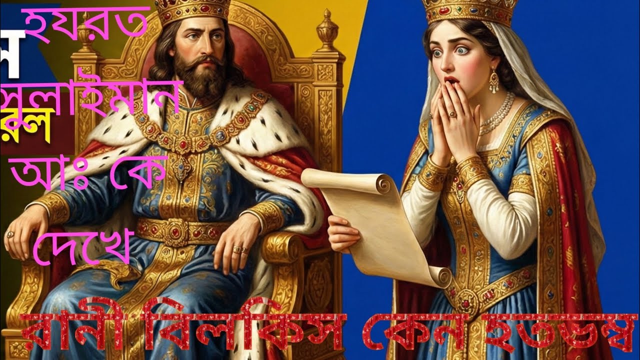 হযরত সুলাইমান আলাই সালাম কে দেখে রানী বিলকিস কেন হতভম্ব। ইসলামিক ভিডিও 2026