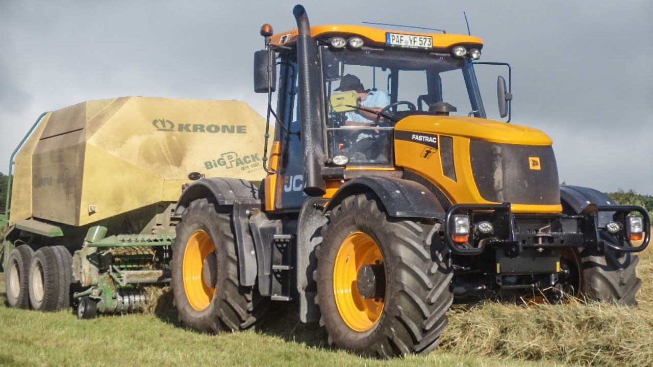 JCB 3230 XTRA - Heuernte 2020 ☀️ Krone Big Pack - Wacker Neusson Teleskoplader
