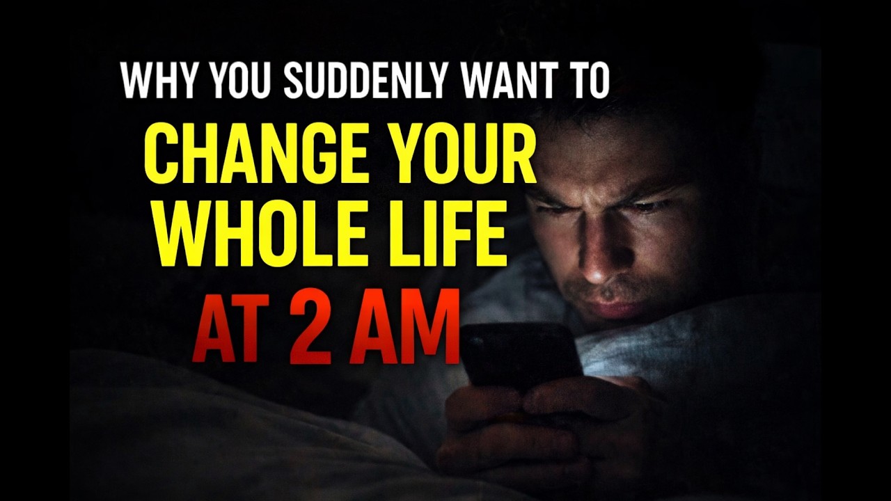 Why You Want to Change Your Whole Life at 2 AM (Night Brain Psychology)