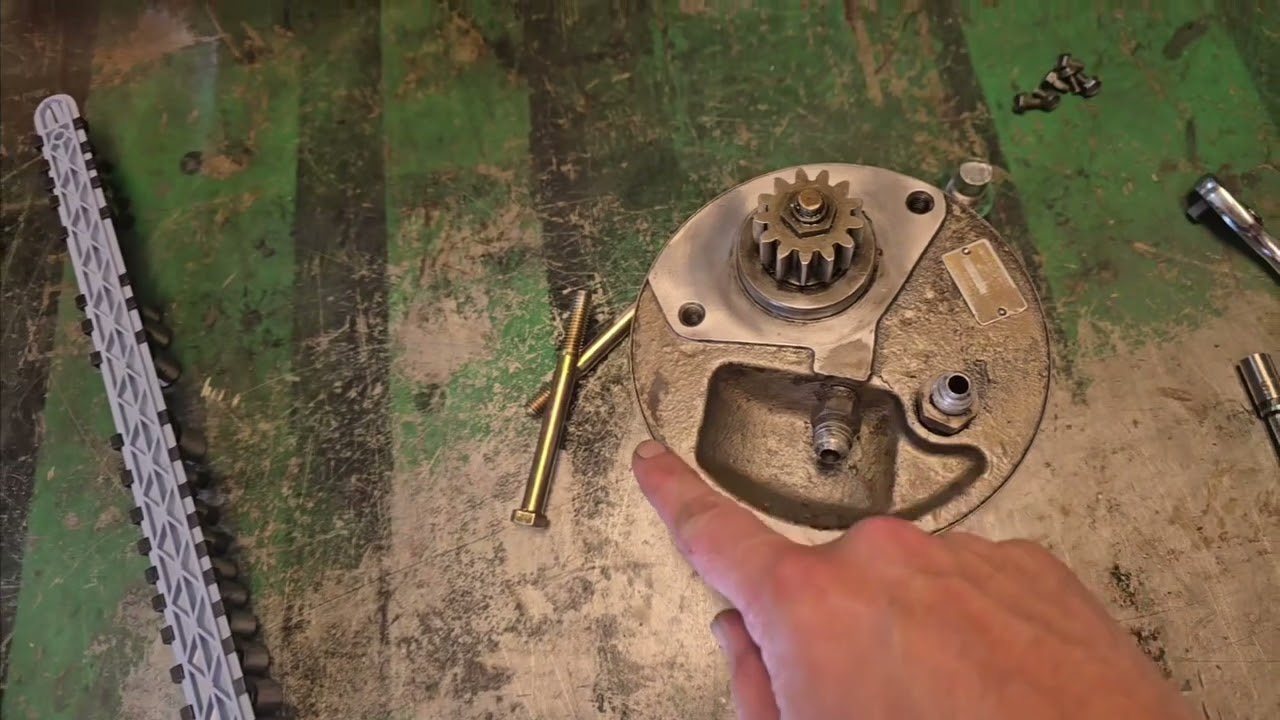 Massey Ferguson 245 power steering pump filter replacement.