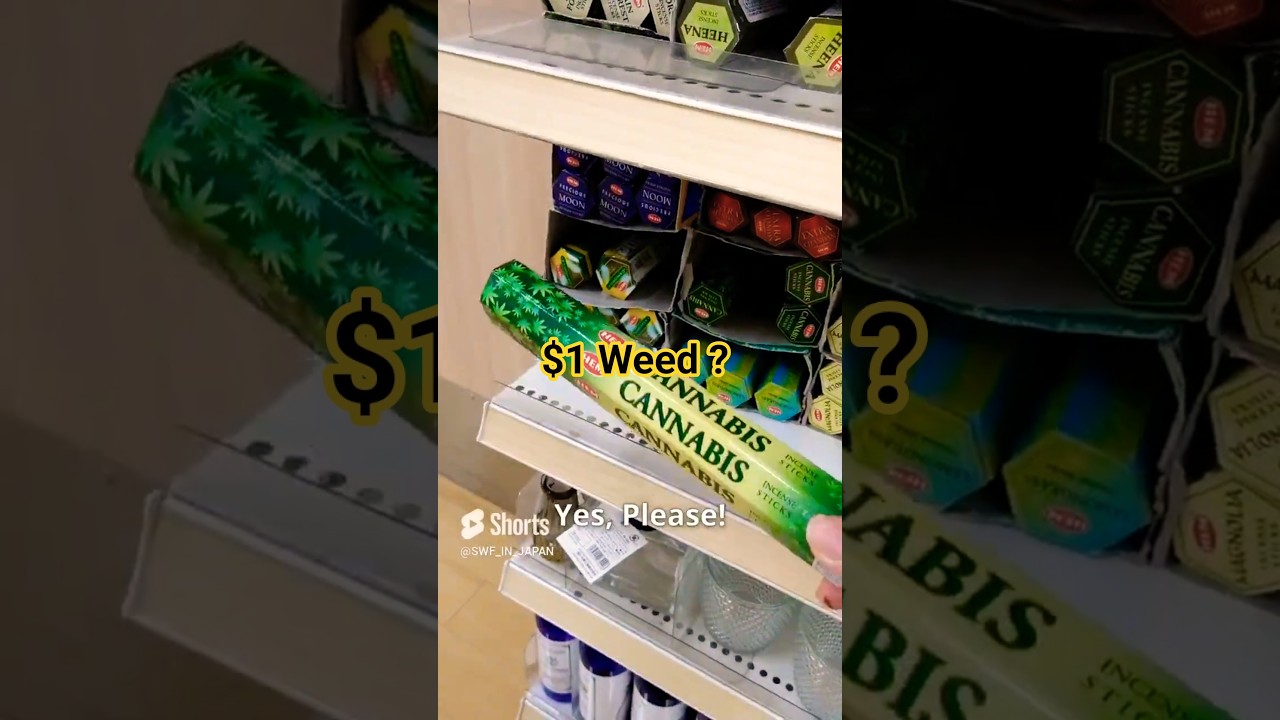 Only In JAPAN | $1 CANNABIS!?😎 #shorts #japan #cannabisheals #asiantravel