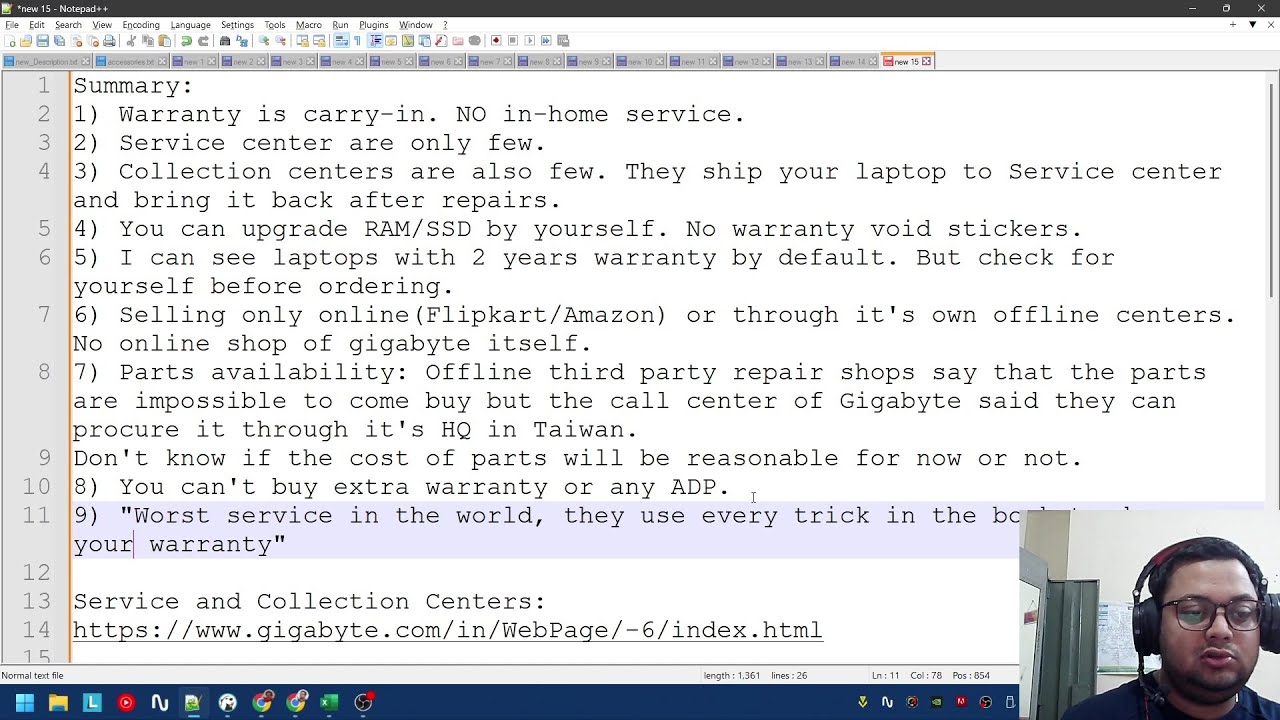 Things to know before buying Gigabyte laptop in India [English/Hindi]