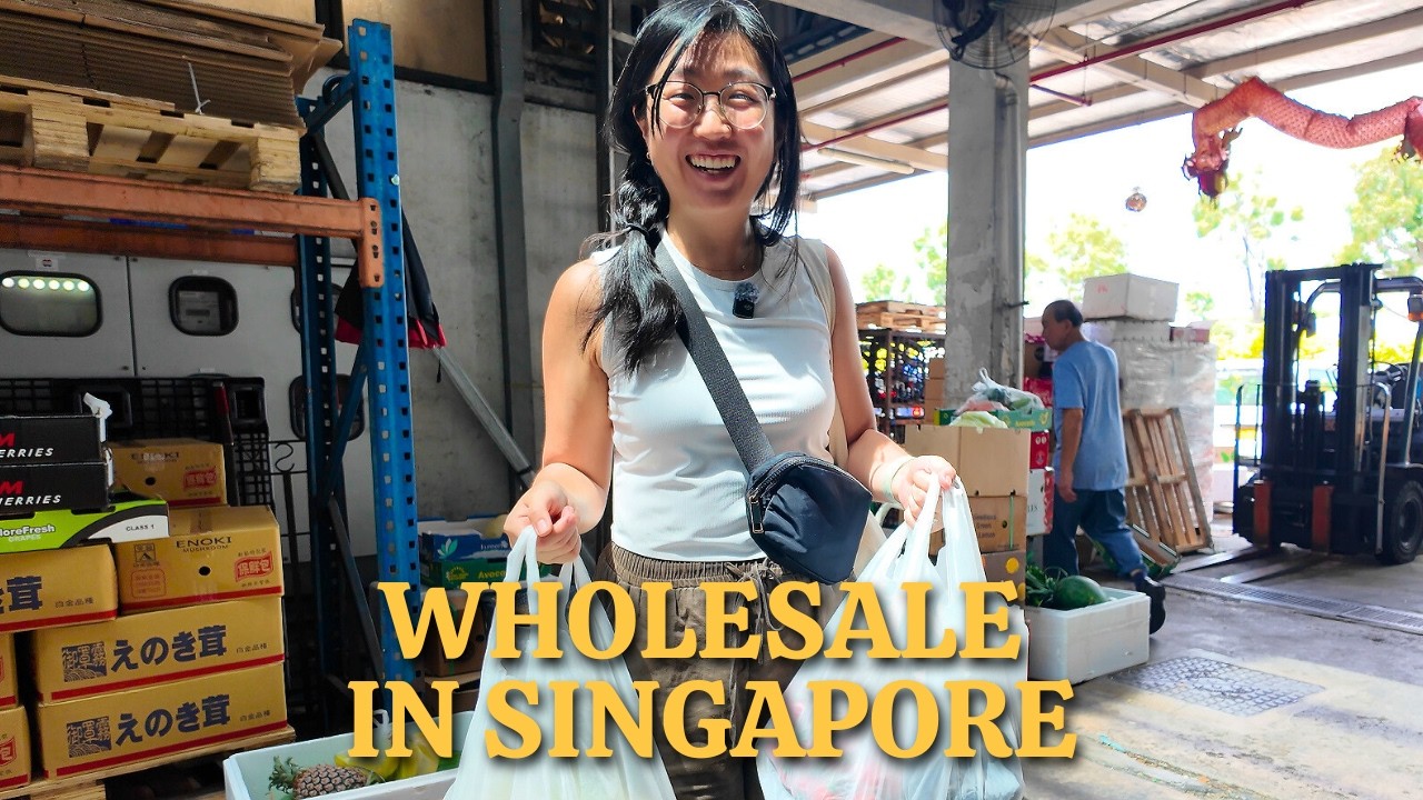 SINGAPORE'S WHOLESALE MARKET: The FRESHEST Fruit and Veggies! 🇸🇬