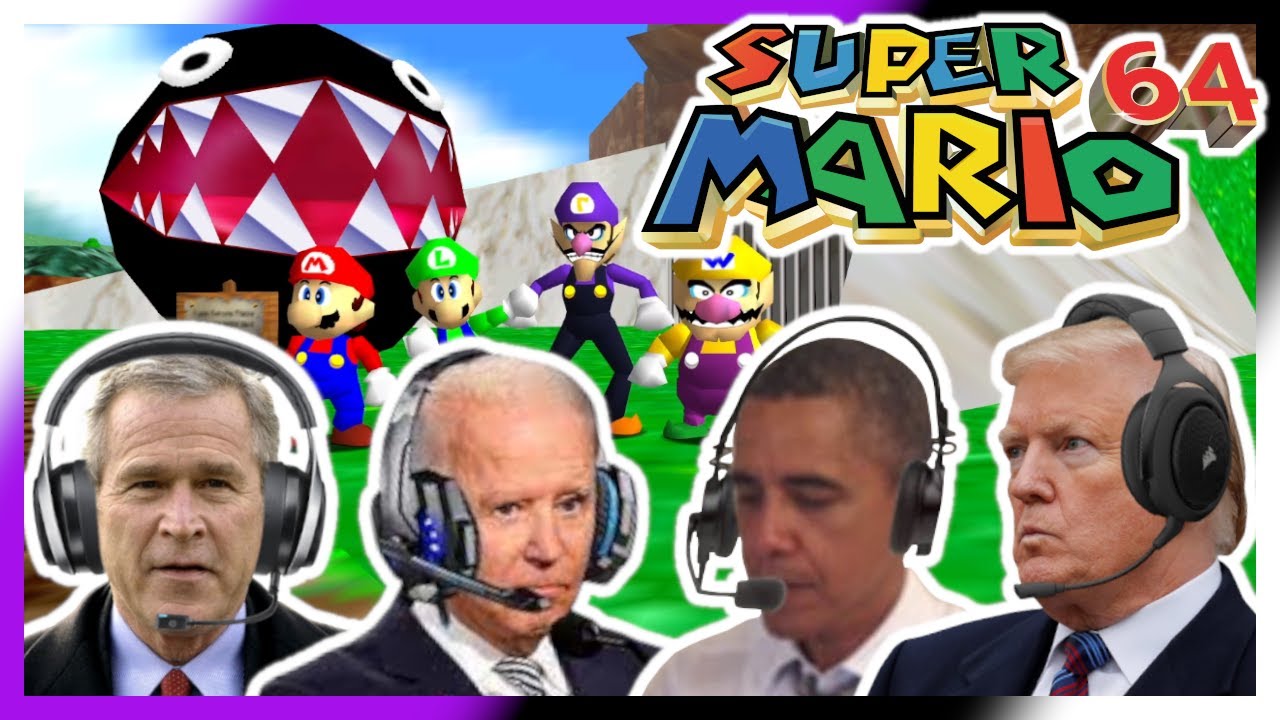 US Presidents Play Super Mario 64 (Part 1)