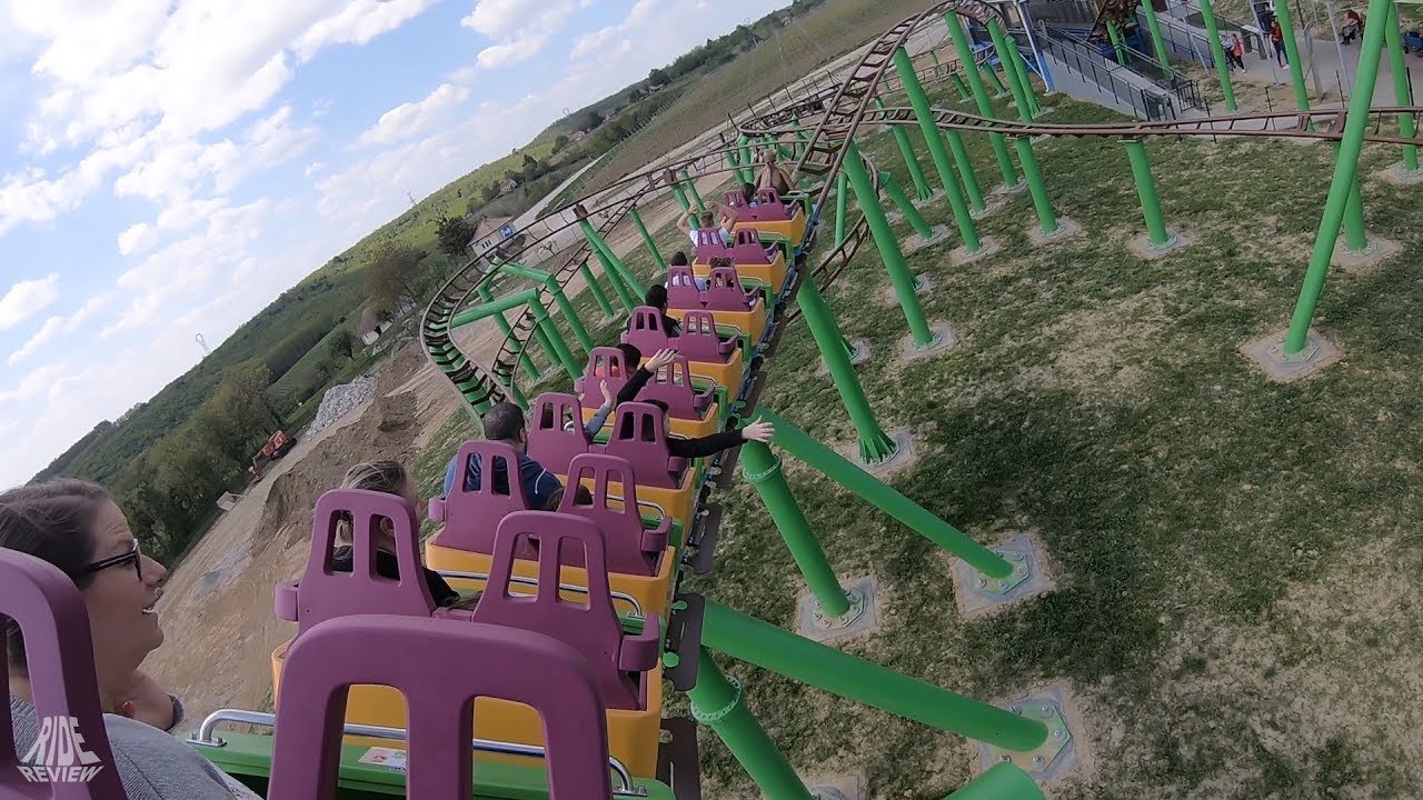 The Biggest Coaster in Hungary - Balatoni Hullámvasút - POV - Zobori Élmény Park - Zierer - Force