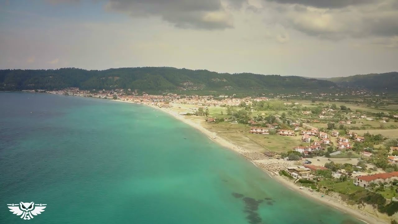 Skala Fourkas beach #greece #halkidiki #summer #sea #drone #aerial #fimi #4k #x8 #dronefootage