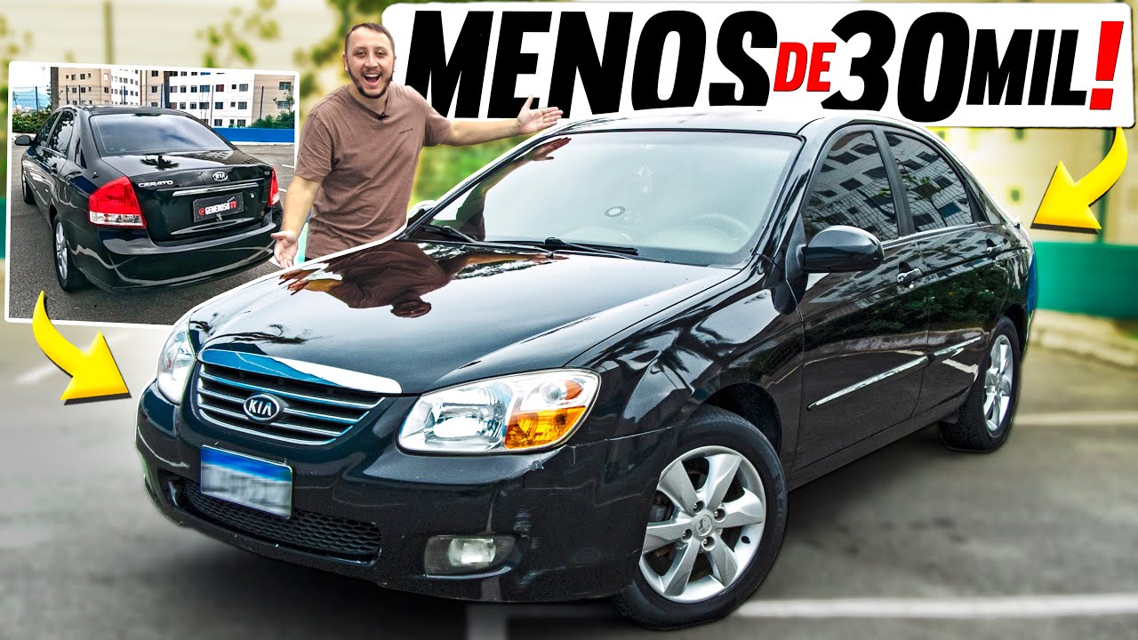 MAIS BARATO em TUDO e MELHOR que CIVIC? UM SEDAN ECONOMICO ATÉ 30 MIL 🤔  Kia Cerato