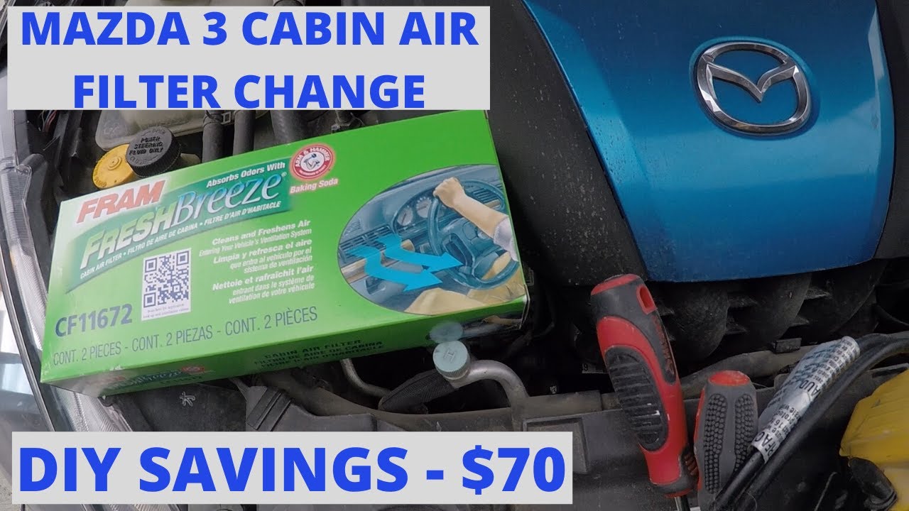 2013 Mazda 3 Cabin Air Filter Change