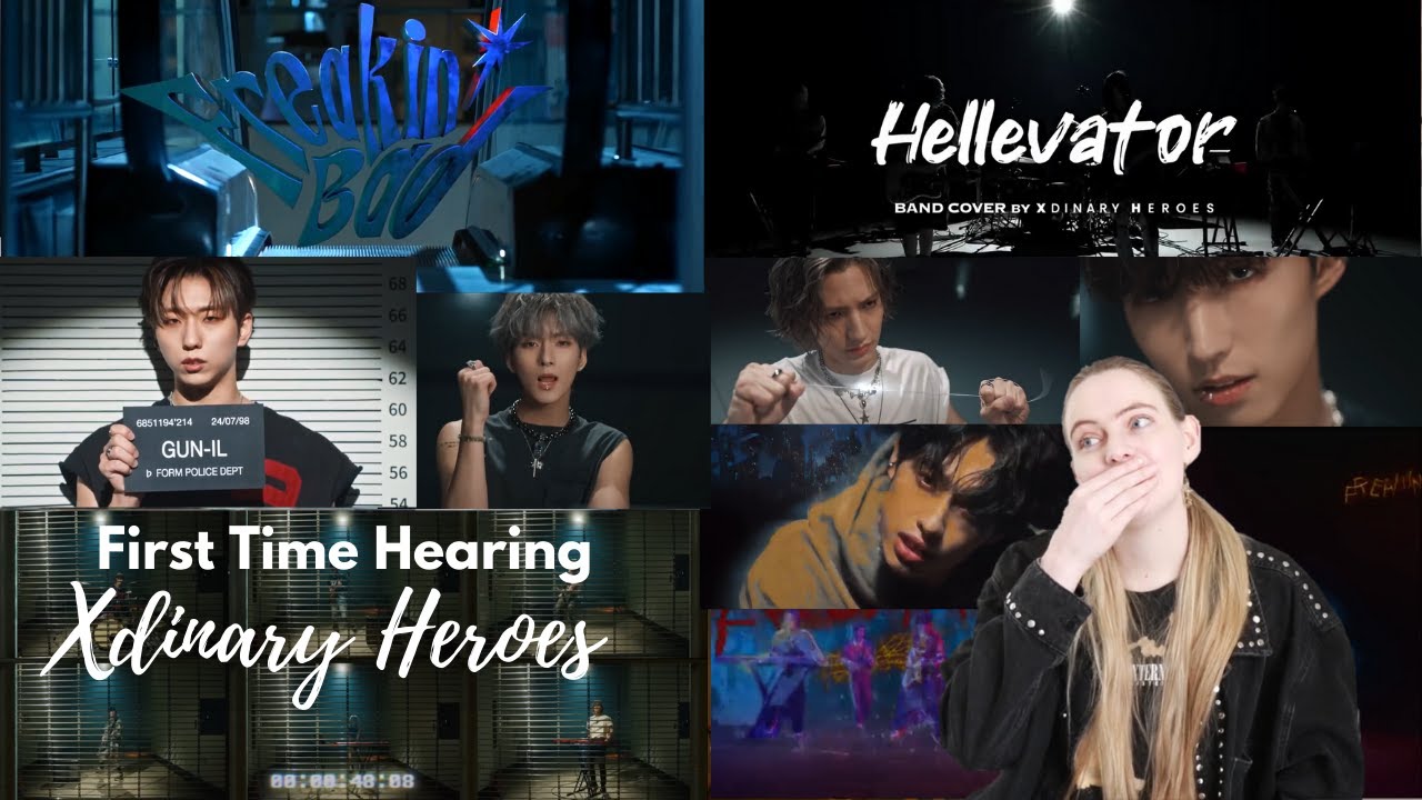 THIS IS SO COOL! First Time Discovering Xdinary Heroes [Freakin' Bad] MV + Hellevator Cover Reaction