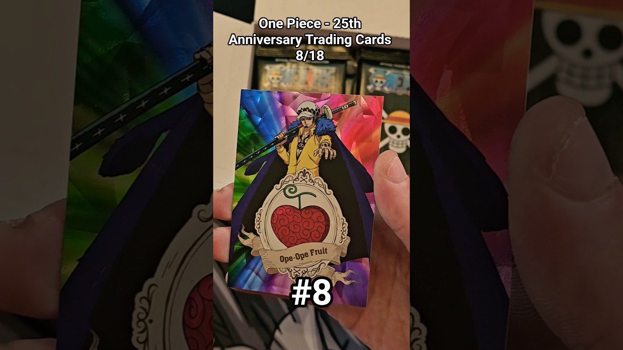 OnePiece25thAniversary 8/18 #onepiece #shorts #short #viralvideo #viralshorts #panini #luffy #cover