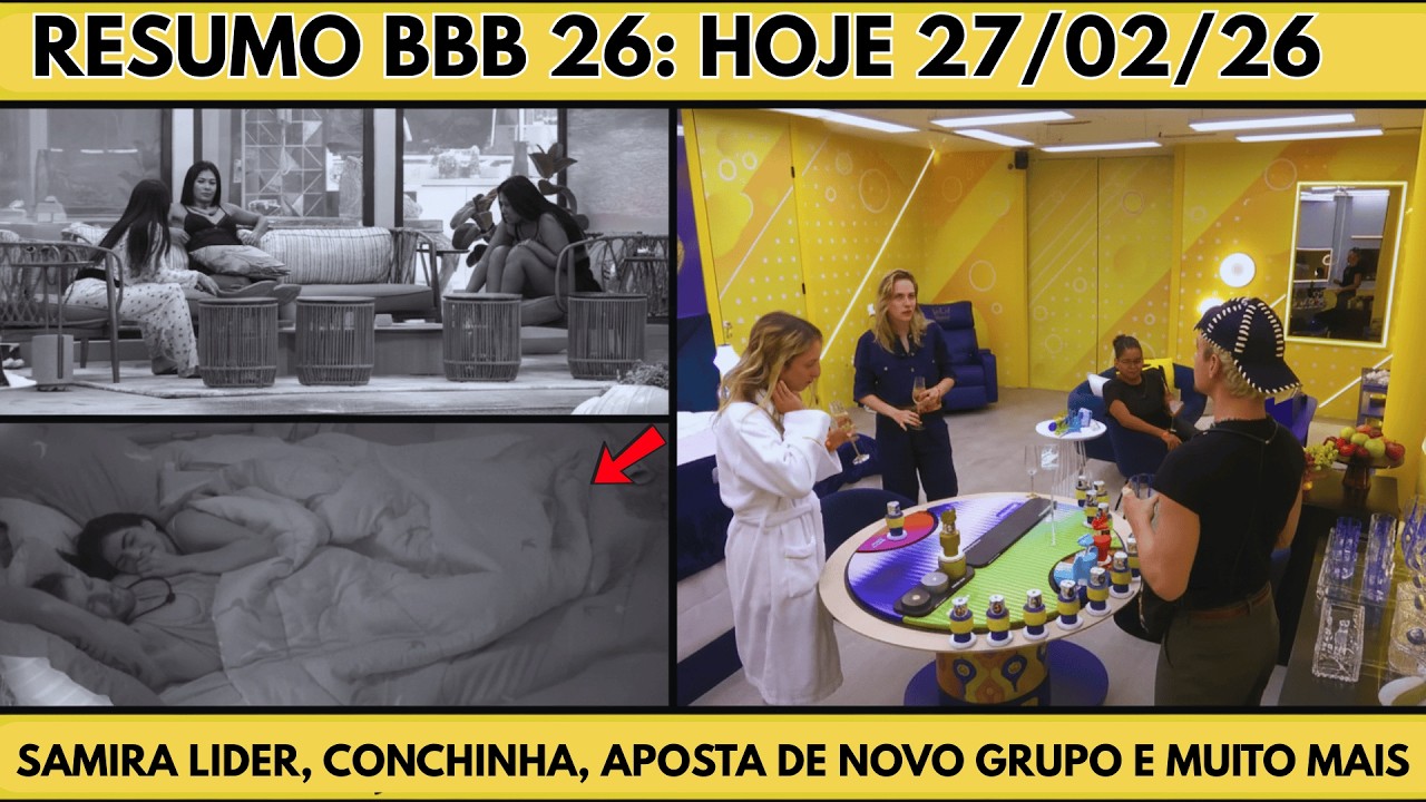 Samira Lider, Paredão Falso Chayeni Falsa, Jonas de Conchinha,  e mais Resumo bbb...