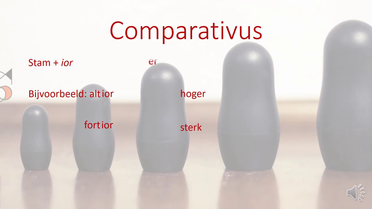 trappen van vergelijking