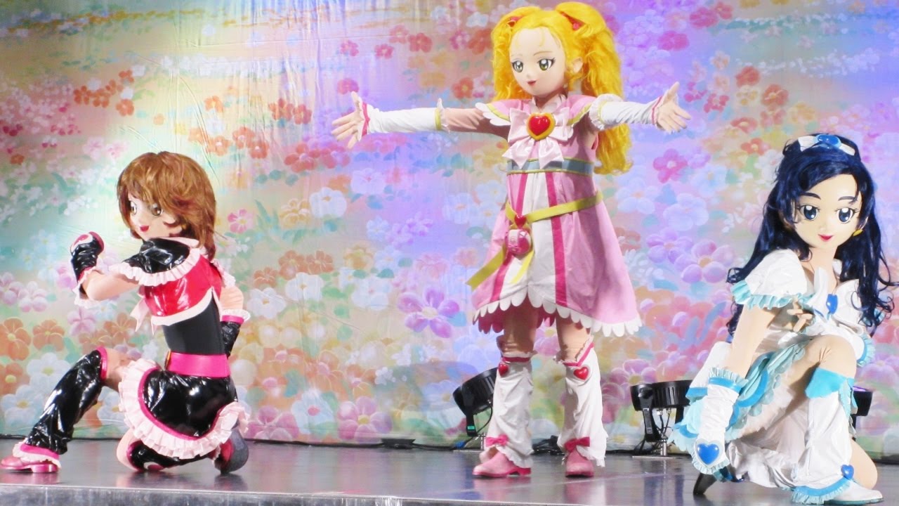 ふたりはプリキュア＆ふたりはプリキュアMaxHeart OP キャラクターショー precure,Pretty Cure