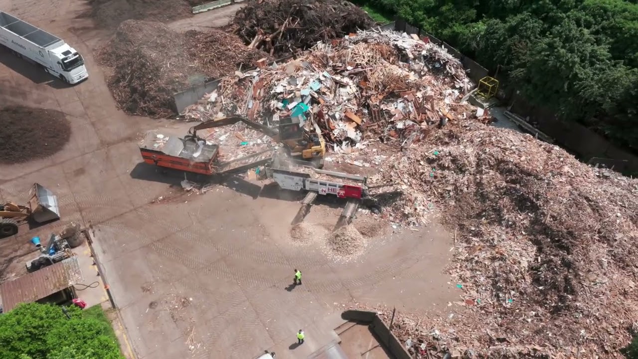 NHEXA in action with wood waste