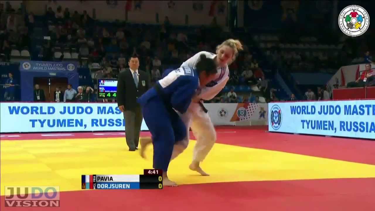 Judo World Masters Tyumen 2013: Automne PAVIA (FRA) - Sumiya DORJSUREN (MGL) Final [-57kg]