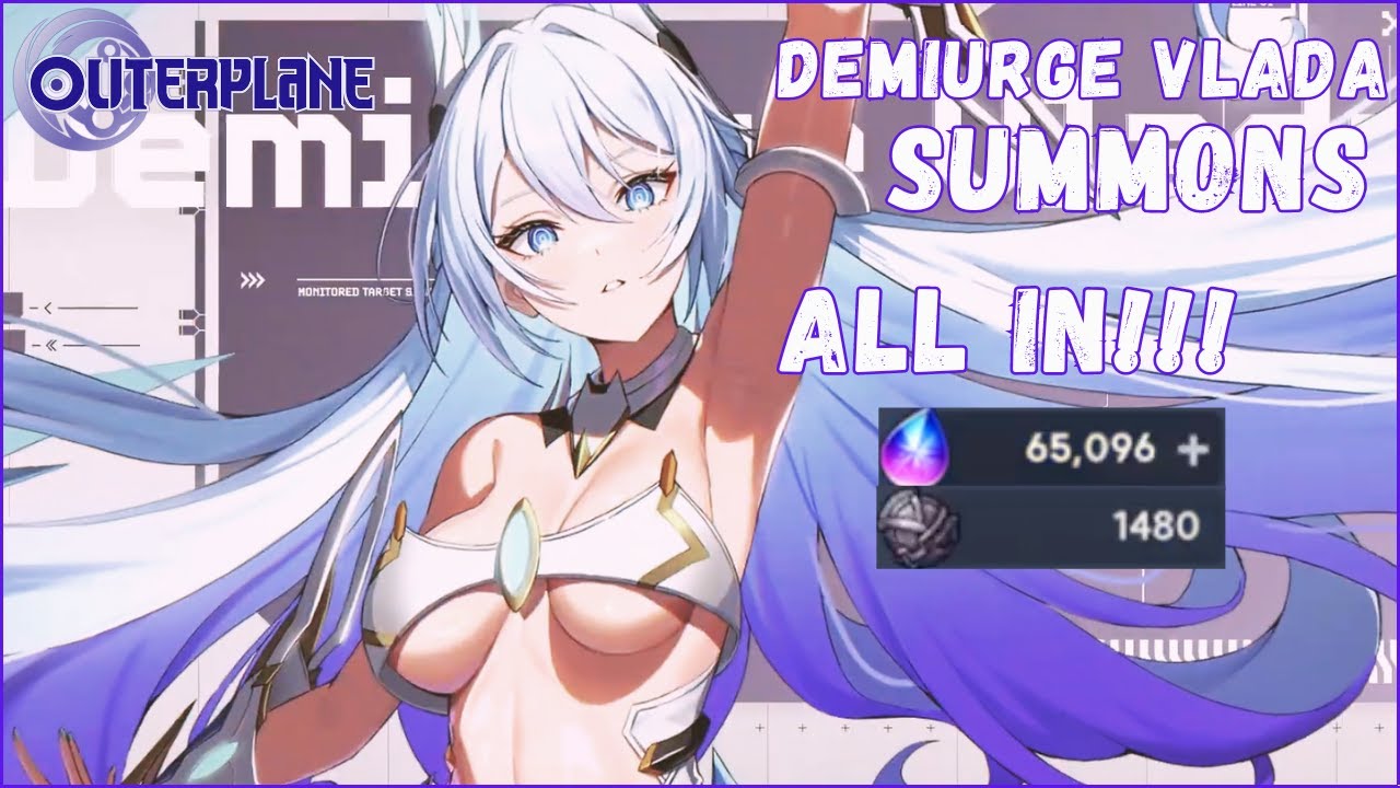 DEMIURGE VLADA Summons & Skills Preview Animations | Go For Broke!!! - OUTERPLANE