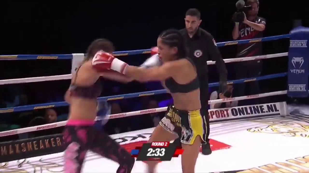 Georgina van der Linden - Kickboxing Highlight