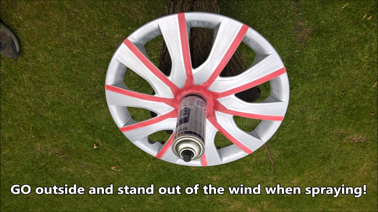 How to PAINT rim covers easy - Hub covers - Wheel covers