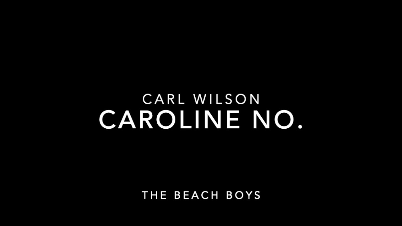 Caroline No - Live 1988 - Carl Wilson - The Beach Boys