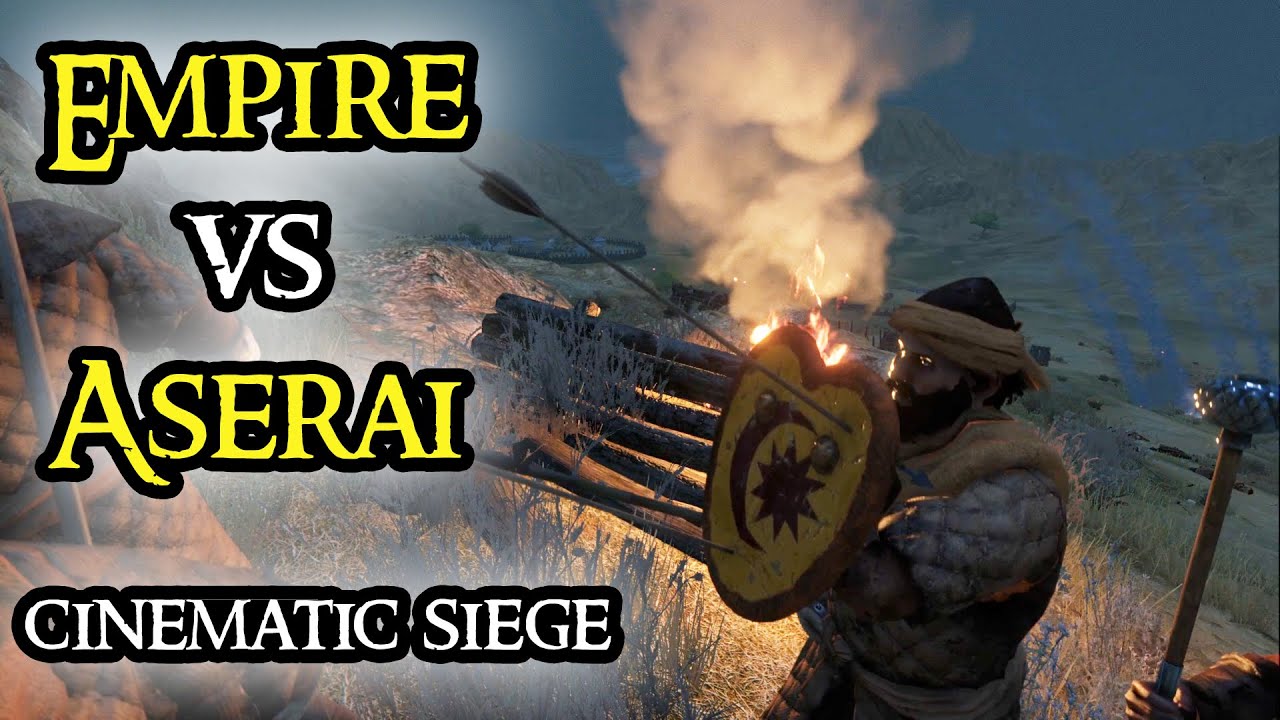 MOUNT & BLADE 2 BANNERLORD - CINEMATIC - ASERAI VS EMPIRE EPIC SIEGE