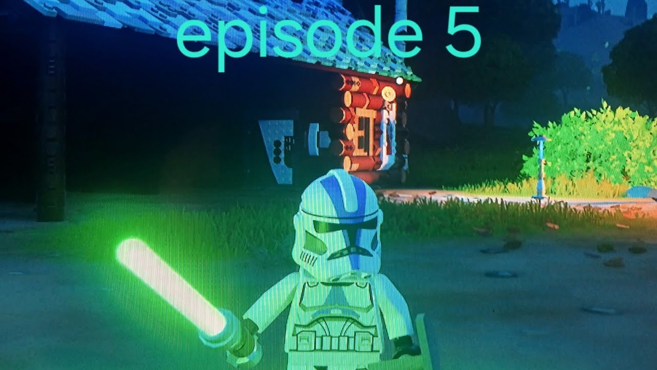I got my second- lightsaber in Lego fortnite episode 5