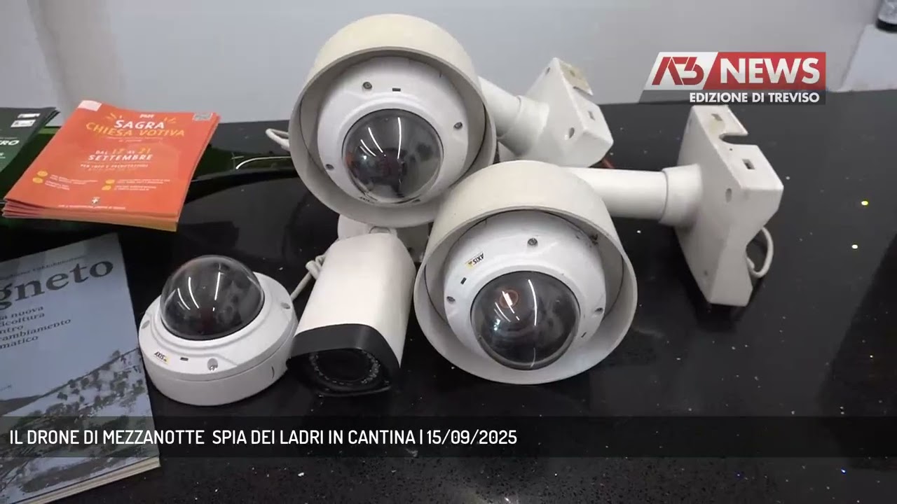 IL DRONE DI MEZZANOTTE  SPIA DEI LADRI IN CANTINA | 15/09/2025