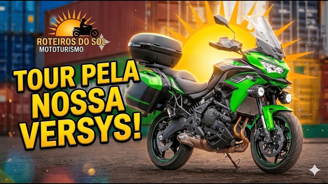 TOUR pela nossa Versys 650 Com Correia!