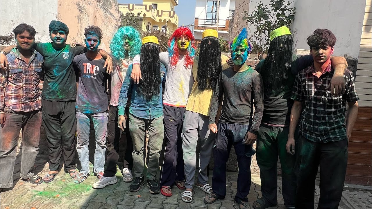 Holi vlog ❤️😂