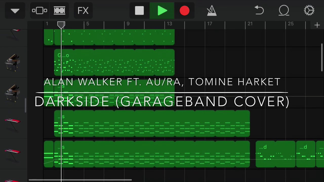 Alan Walker ft. Au/Ra, Tomine Harket - Darkside (GarageBand Cover)