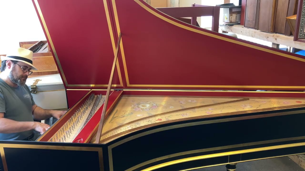 French harpsichord after Donzelague by Kevin Fryer
